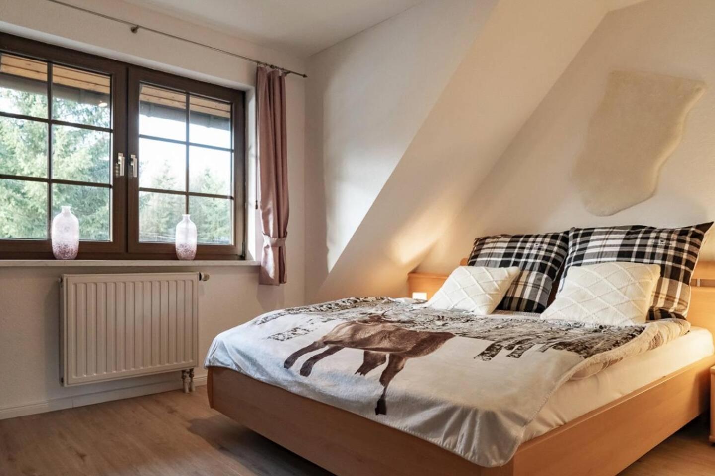 Das Waldseechalet Maerchenhafter Waldseeblick - Moderne Wohnung Mit Infrarotsauna Hasselfelde Exterior foto